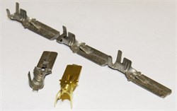 506-03 Контакт штыревой 6,3 под провод сечением  2,5-4 мм2 - (12 шт. россыпь) 2422 - фото 4718