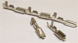 391-01 Контакт гнездовой 2,8 под провод  сечения 0,5-1 мм2 (28 шт. россыпь) 2522 - фото 4889