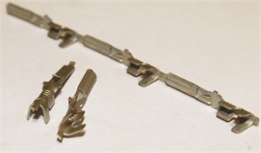 392-01 Контакт штыревой 2,8 под провод сечением  0,5-1 мм2 (20 шт., россыпь) 2889