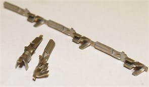 392-01 Контакт штыревой 2,8 под провод сечением  0,5-1 мм2 (30 шт., россыпь) 2891